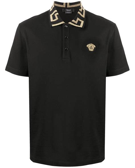 versace mens polo t shirts|Versace long sleeve shirt men.